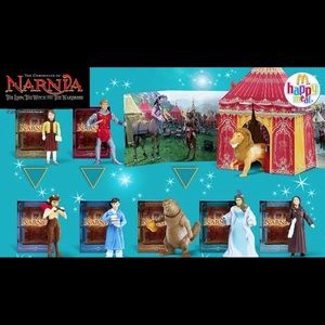 McDonalds The Chronicles of Narnia Complete Happy Meal Set - Never Opened